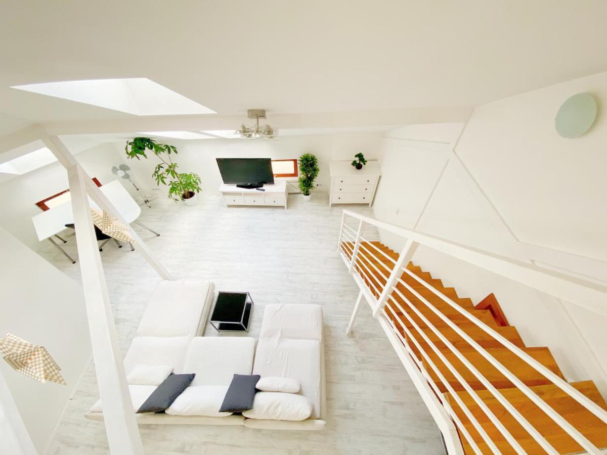 Loft With Rooftop And Free Parking In Garage Budapešť Exteriér fotografie